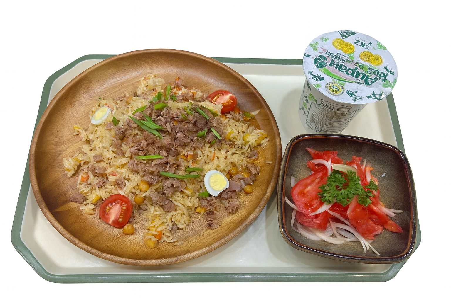 Комбо Плов(айран+салат)手抓饭套餐