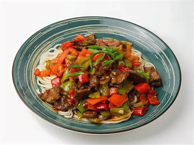 Лазыру лагман 辣子肉拌面