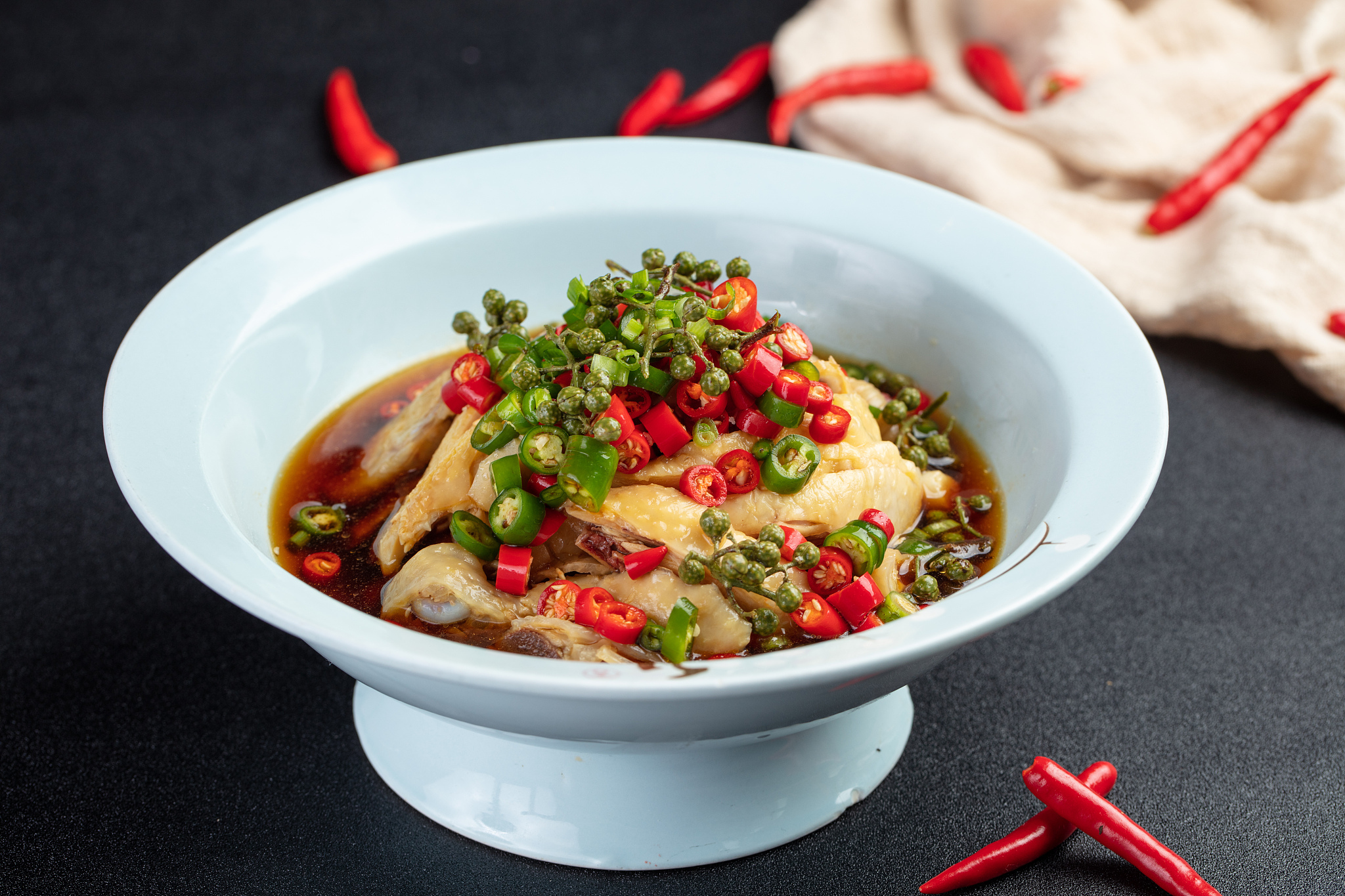 Курица по китайский 椒麻鸡