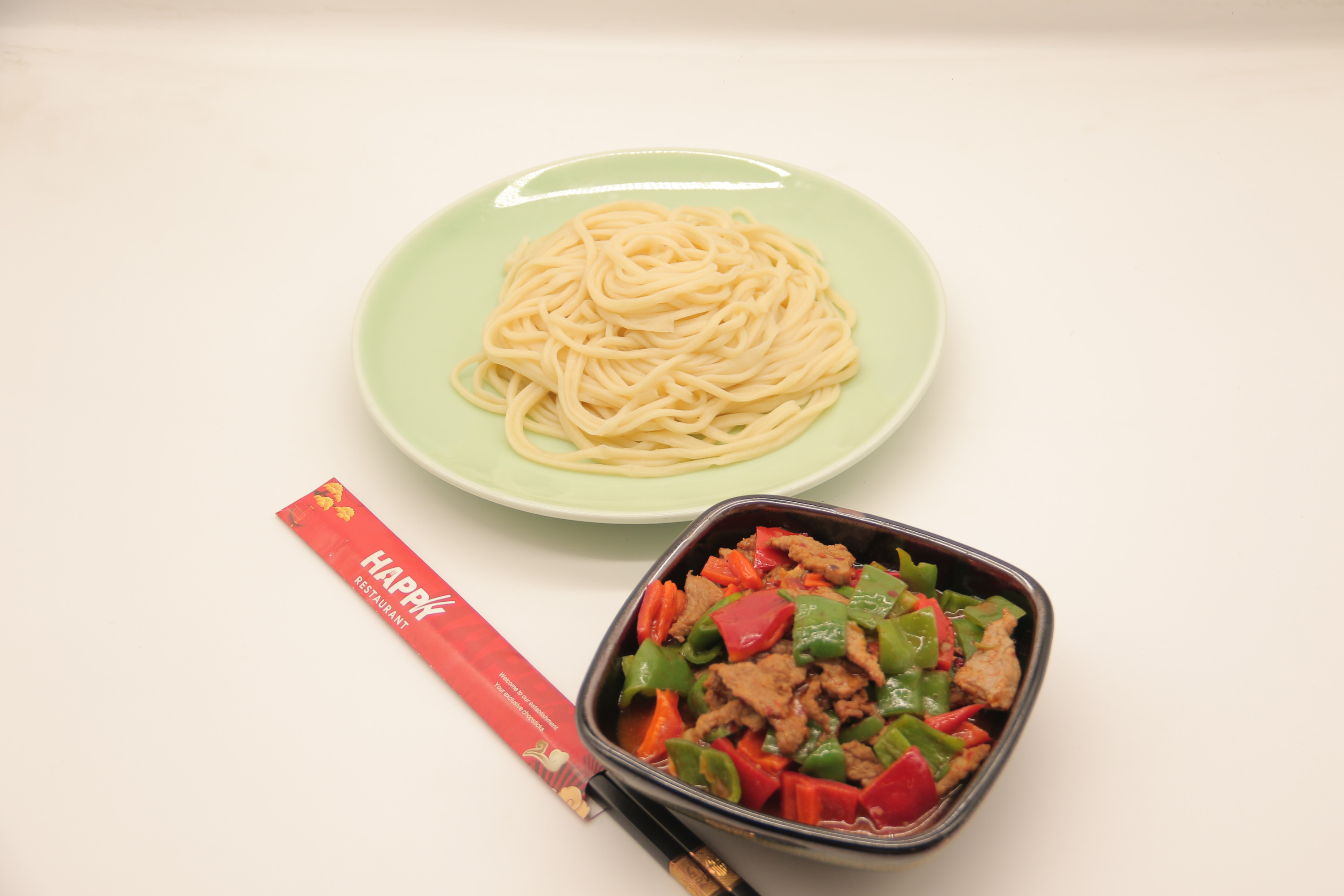 Лазыру лагман 辣子肉拌面