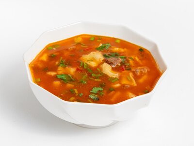Манпар боль手撕面片汤 大份