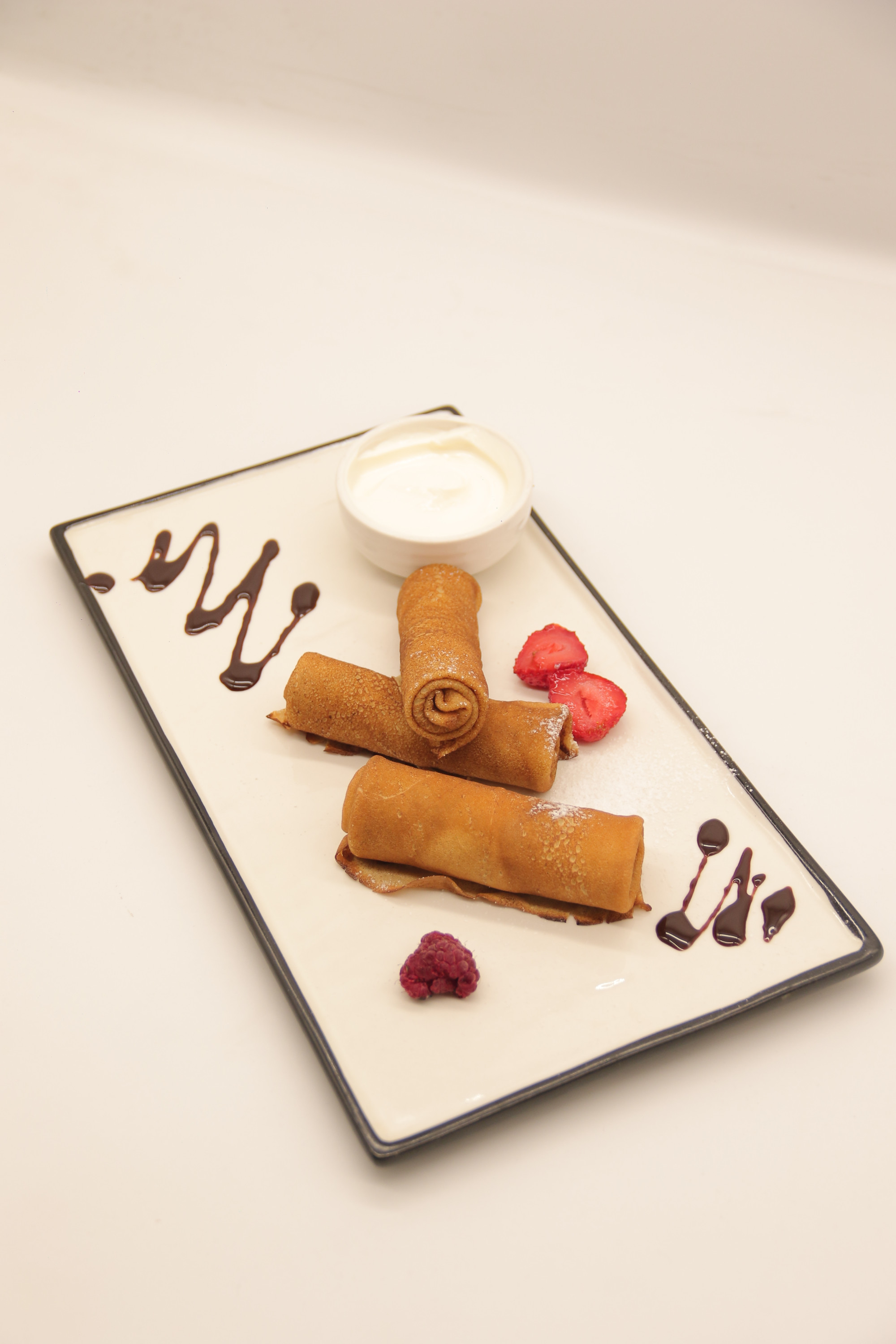 Блинчики со сметаной