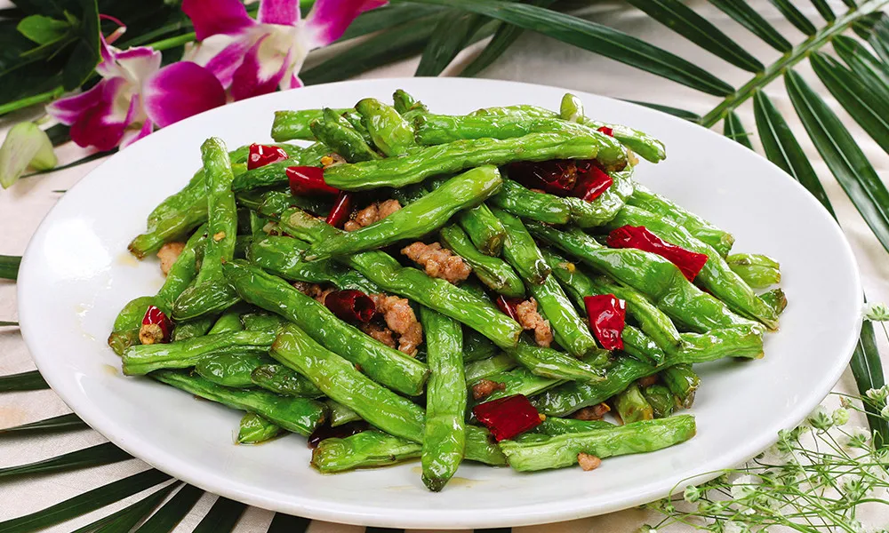 Жаренная острая фасоль干煸豆角