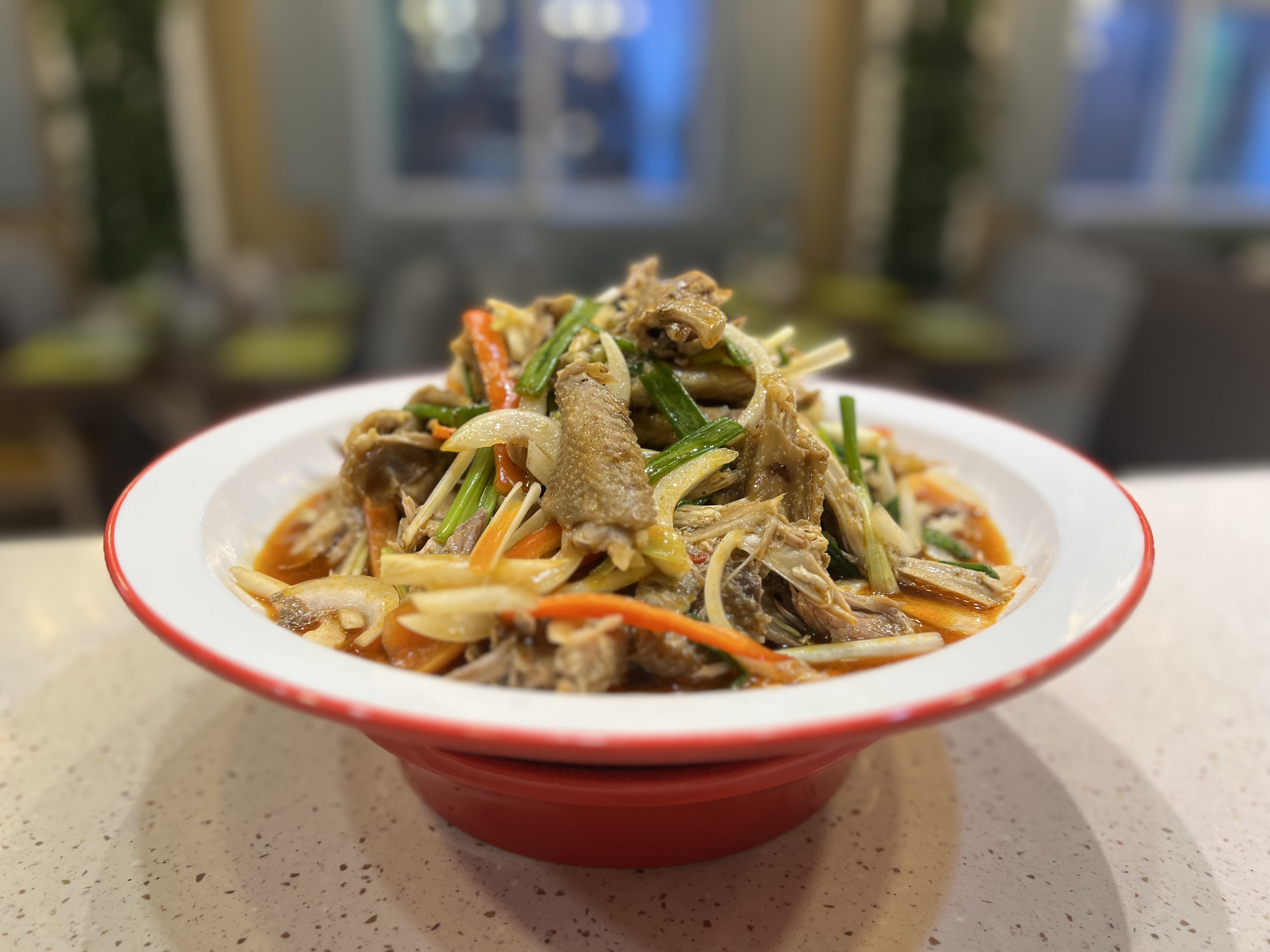 Курица по китайский большой 大盘椒麻鸡
